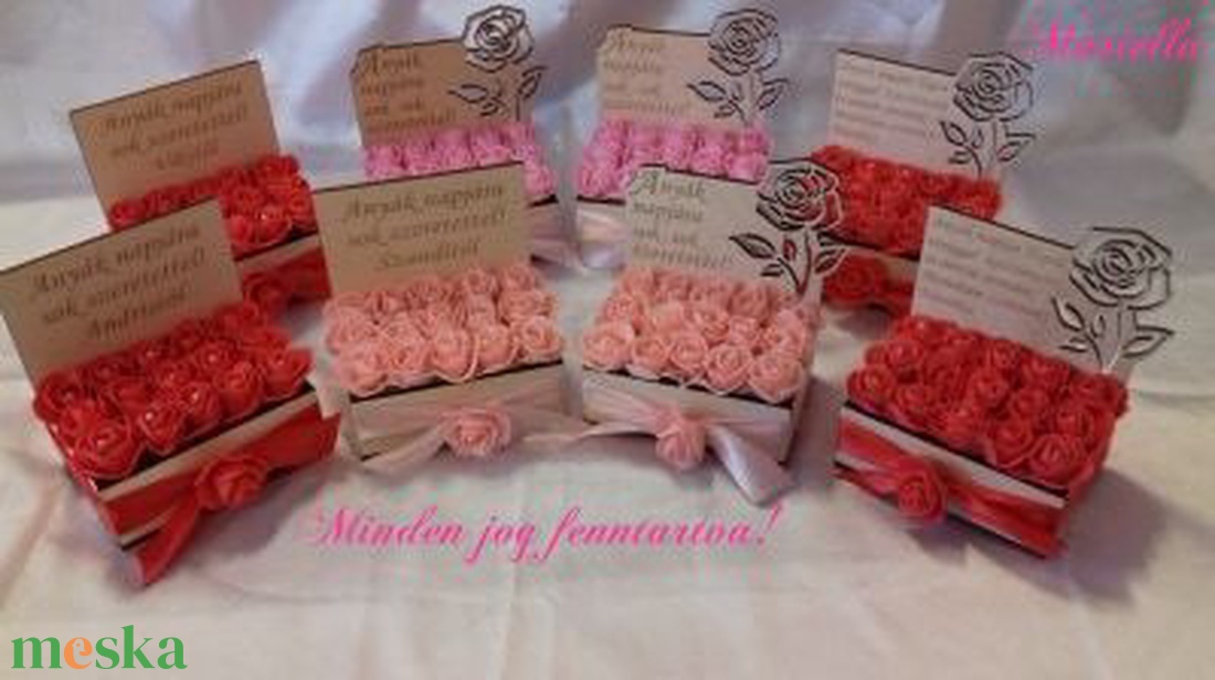 Anyák napja: rózsabox gravírozva, áttört mintával - otthon & életmód - dekoráció - Meska.hu