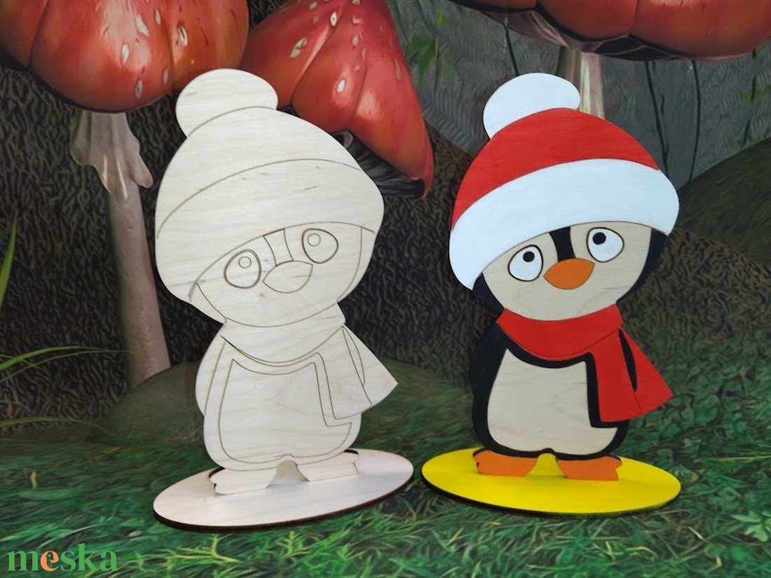 DIY csináld magad:Pingvin figura - diy (csináld magad) - egységcsomag - Meska.hu