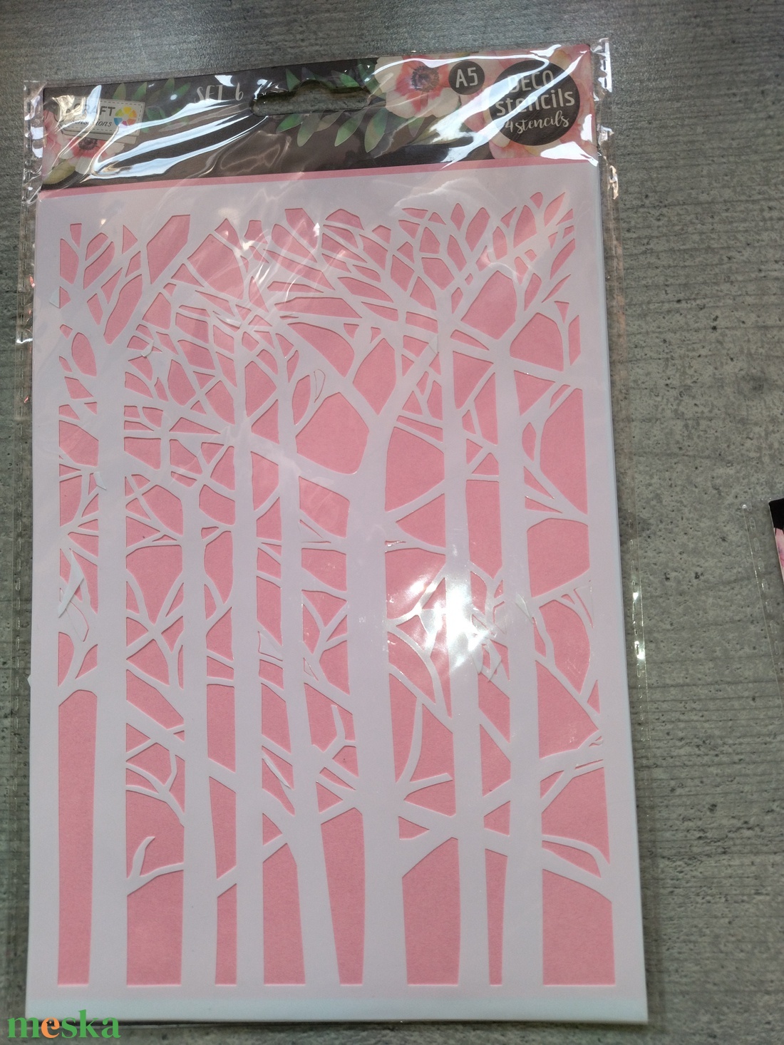 Stencil, sablon 4 darabos szett A5-s méret 6. - kellékek & szerszámok - szerszámok, eszközök - sablonok - Meska.hu Stencil, sablon 4 darabos szett A5-s méret 6. - kellékek & szerszámok - szerszámok, eszközök - sablonok - Meska.hu