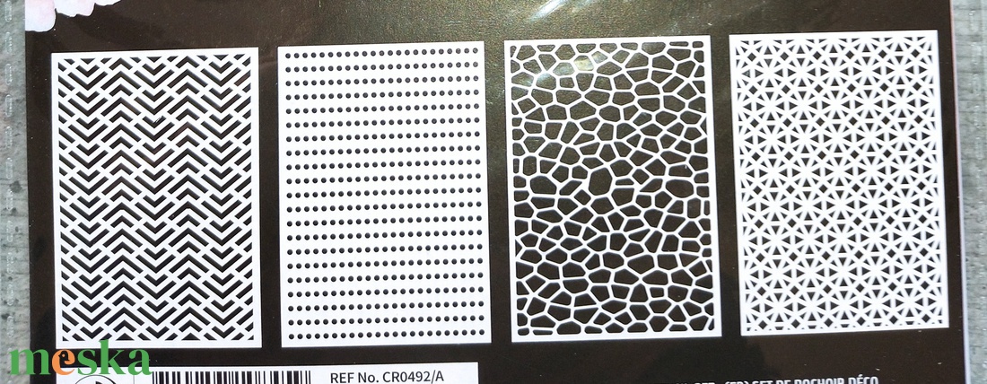 Stencil, sablon 4 darabos szett A5-s méret 5. - kellékek & szerszámok - szerszámok, eszközök - sablonok - Meska.hu Stencil, sablon 4 darabos szett A5-s méret 5. - kellékek & szerszámok - szerszámok, eszközök - sablonok - Meska.hu