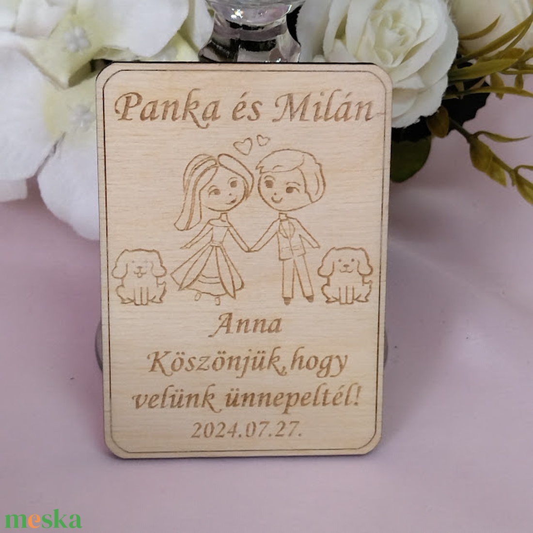 Esküvői köszönőajándék/ ültetőkártya : hűtőmágnes téglalap, álló - esküvő - dekoráció - asztaldísz - Meska.hu Esküvői köszönőajándék/ ültetőkártya : hűtőmágnes téglalap, álló - esküvő - dekoráció - asztaldísz - Meska.hu