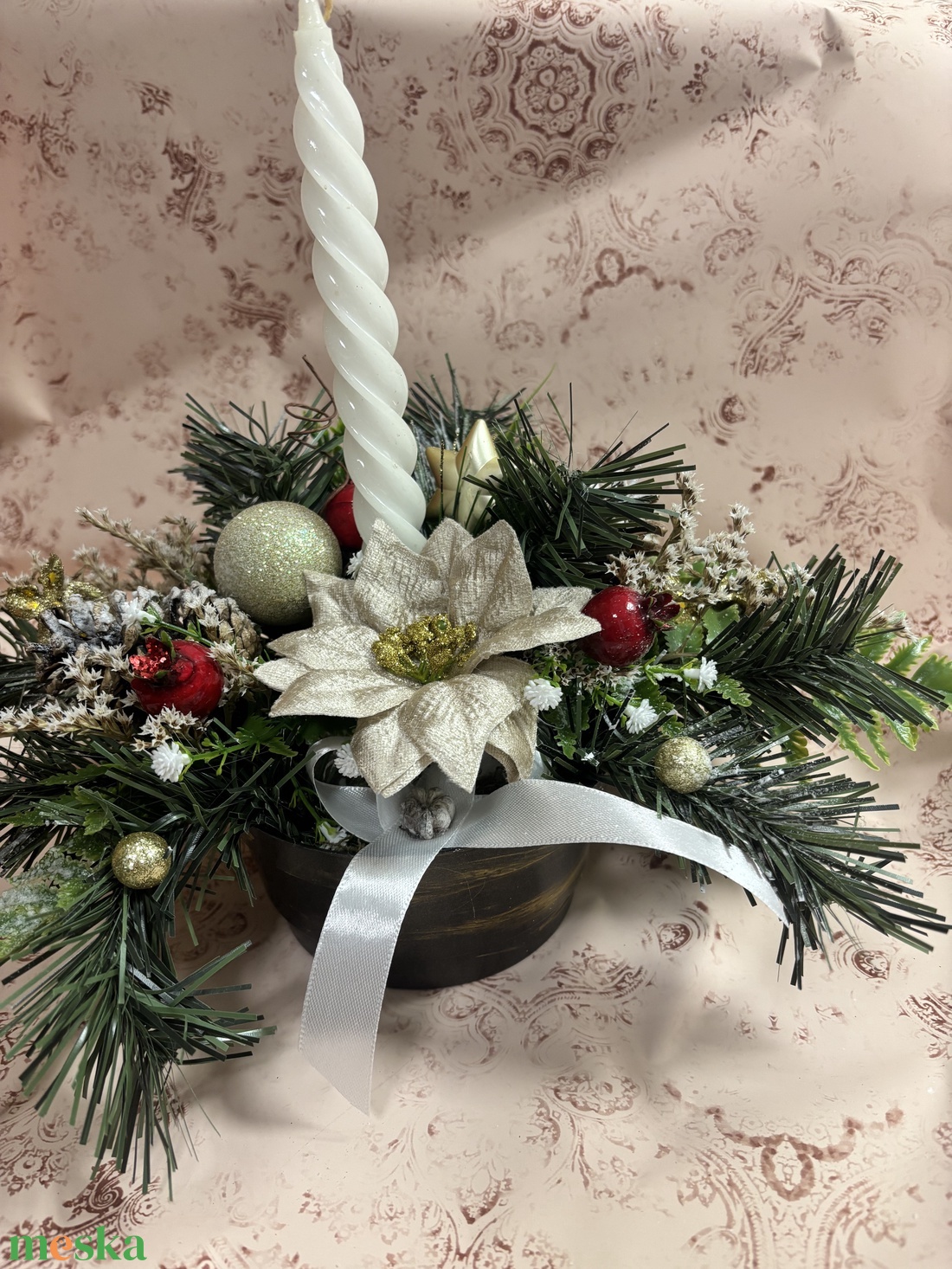 Kegyeleti sír tál - otthon & életmód - vallás - temetkezési tárgy - sírdísz, kegyeleti dísz - Meska.hu