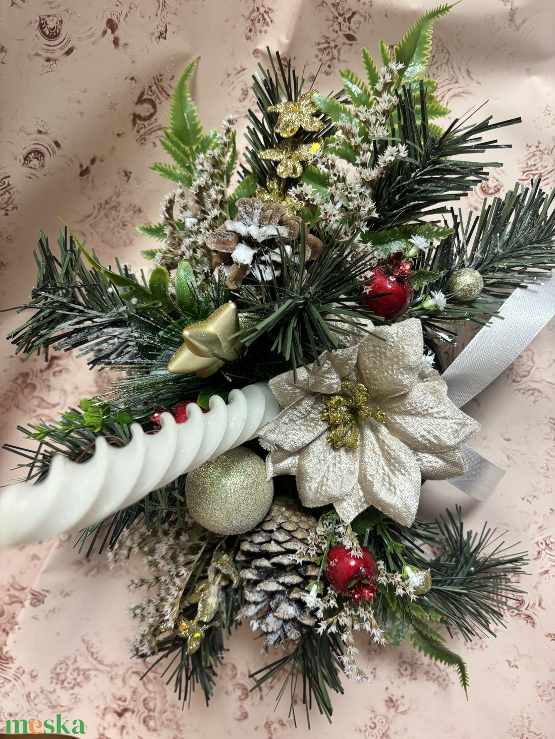 Kegyeleti sír tál - otthon & életmód - vallás - temetkezési tárgy - sírdísz, kegyeleti dísz - Meska.hu