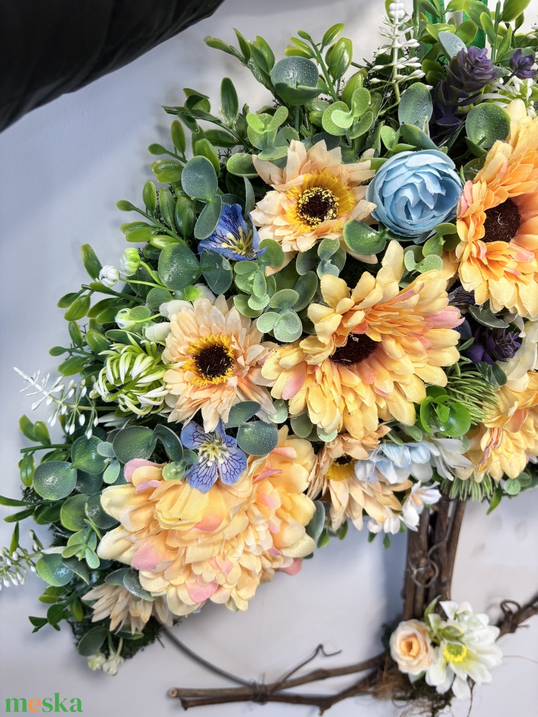 Virágos Életfa - otthon & életmód - dekoráció - ajtó- és ablak dekoráció - ajtódísz & kopogtató - Meska.hu