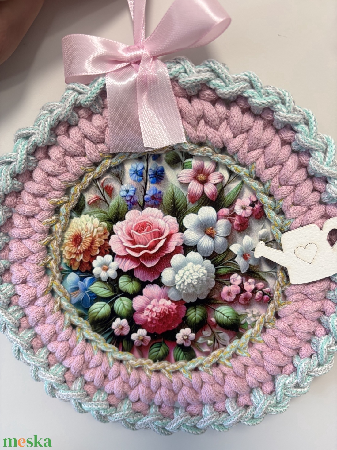 Horgolt dekoráció  - otthon & életmód - dekoráció - ajtó- és ablak dekoráció - ablakdísz - Meska.hu