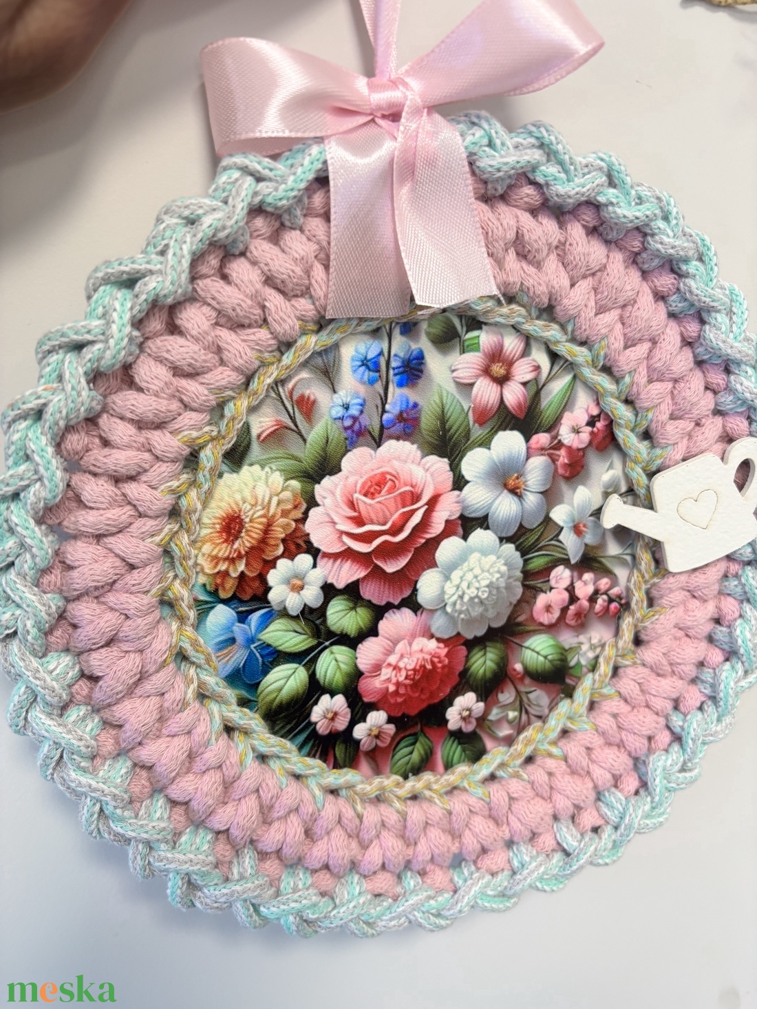 Horgolt dekoráció  - otthon & életmód - dekoráció - ajtó- és ablak dekoráció - ablakdísz - Meska.hu