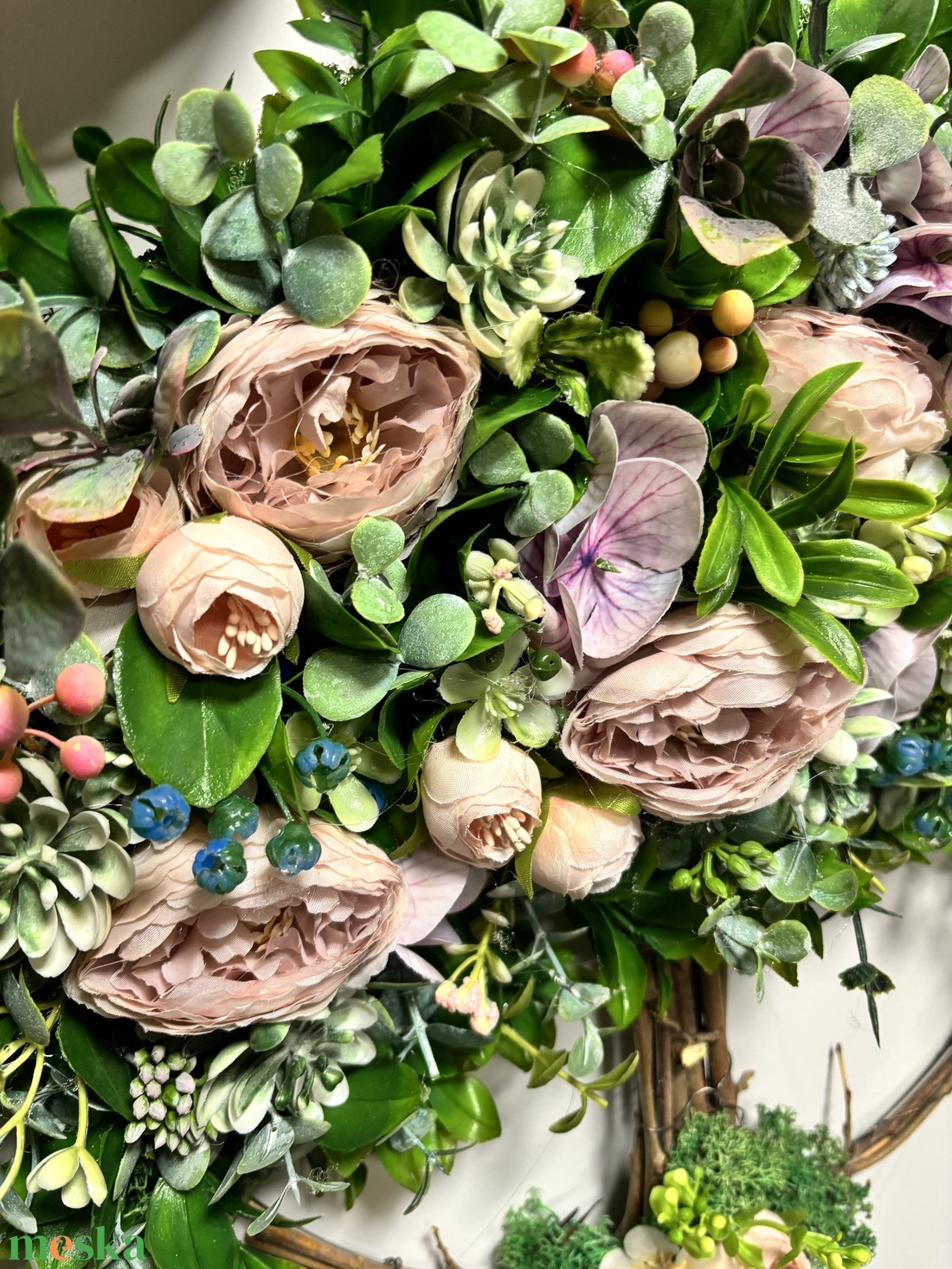 Életfa gyönyörű virágokkal  - otthon & életmód - dekoráció - ajtó- és ablak dekoráció - ablakmatrica - Meska.hu