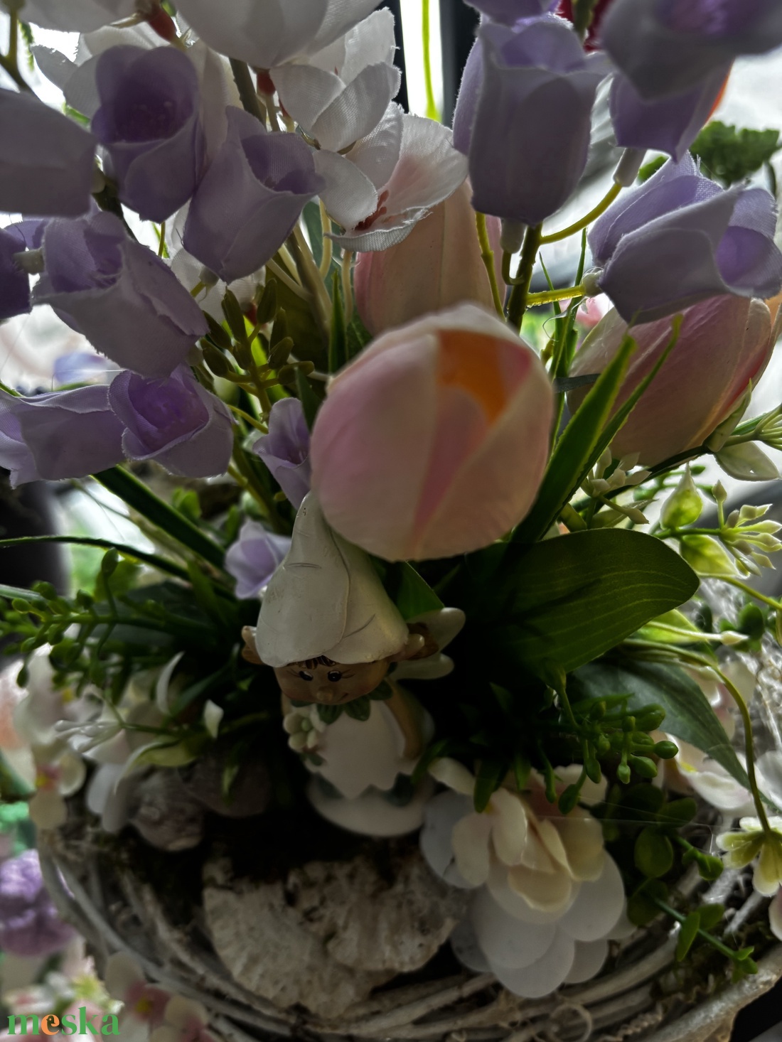 Tavaszi asztaldísz  - otthon & életmód - dekoráció - asztal és polc dekoráció - asztaldísz - Meska.hu