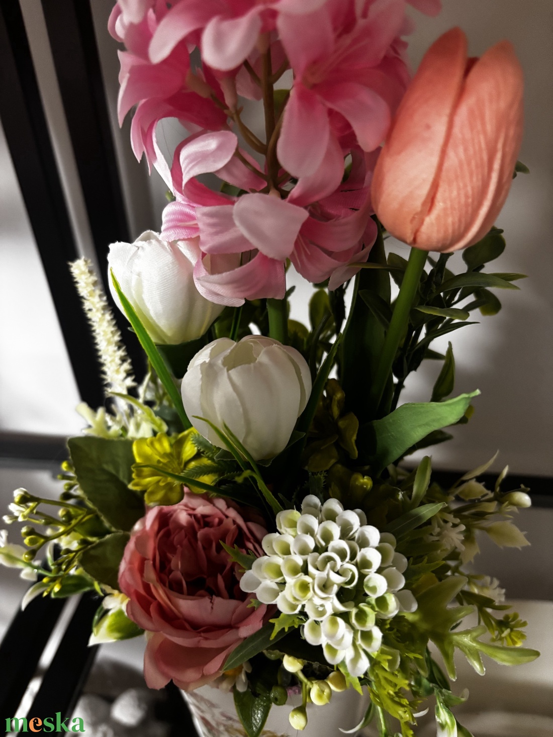 Tavaszi asztaldísz  - otthon & életmód - dekoráció - asztal és polc dekoráció - asztaldísz - Meska.hu