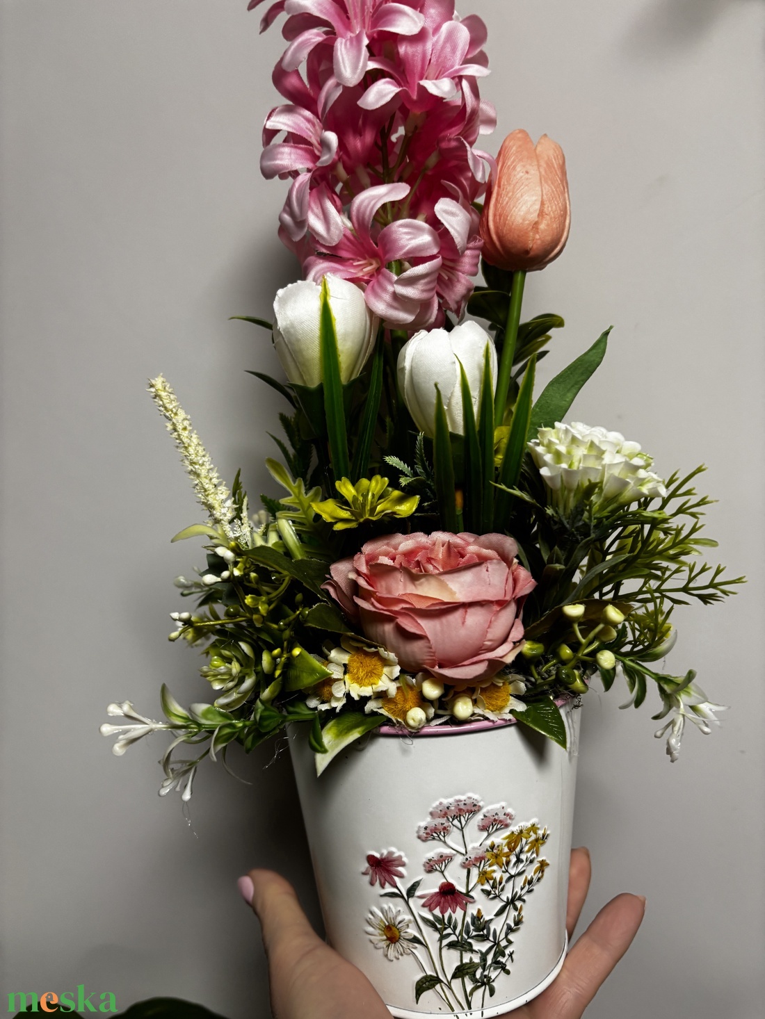 Tavaszi asztaldísz  - otthon & életmód - dekoráció - asztal és polc dekoráció - asztaldísz - Meska.hu