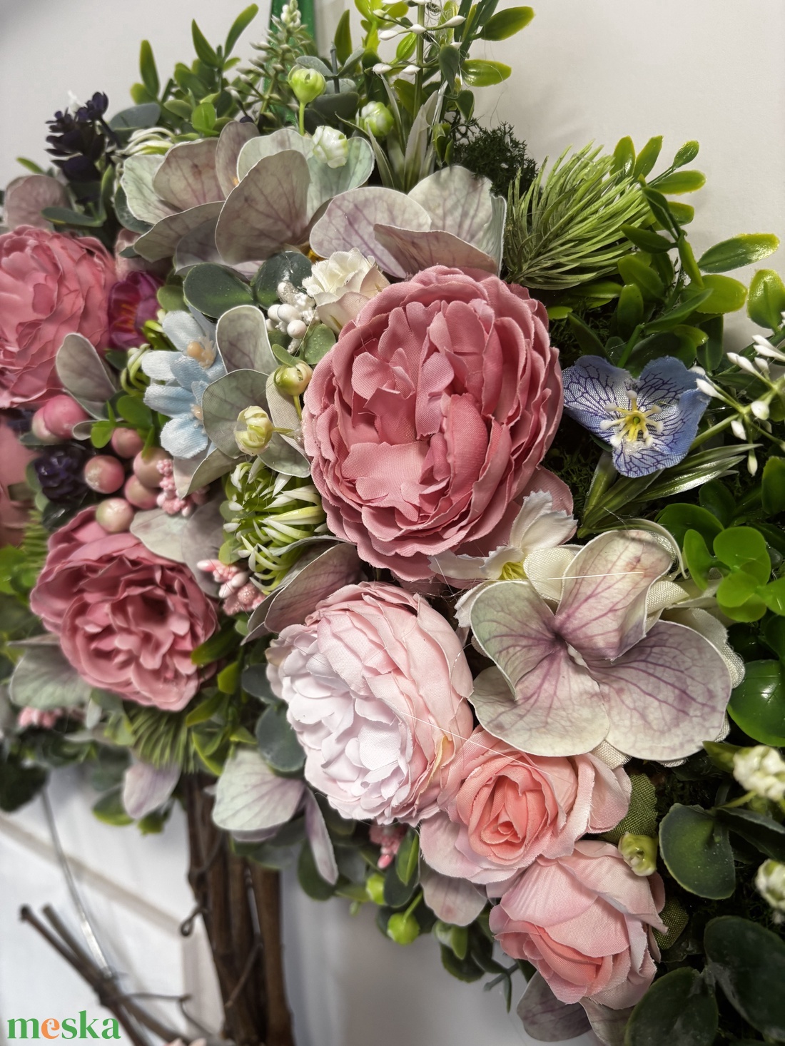 Virágos Életfa - otthon & életmód - dekoráció - ajtó- és ablak dekoráció - ajtódísz & kopogtató - Meska.hu