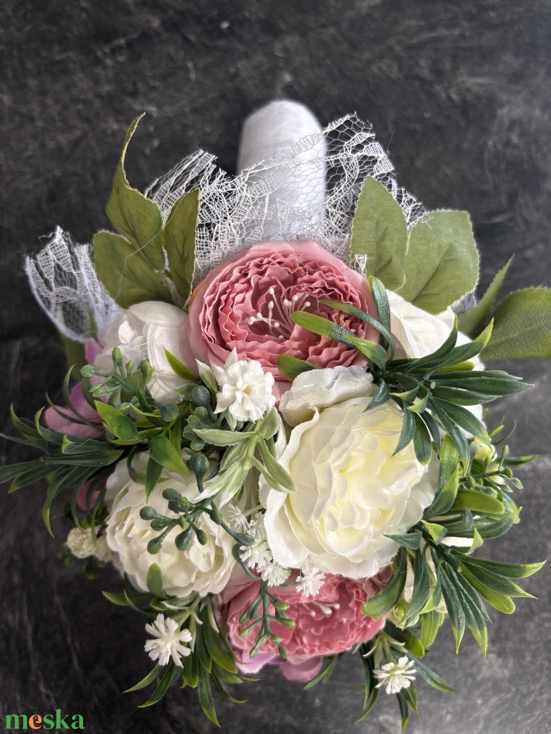 Menyasszonyi csokor - esküvő - menyasszonyi- és dobócsokor - Meska.hu