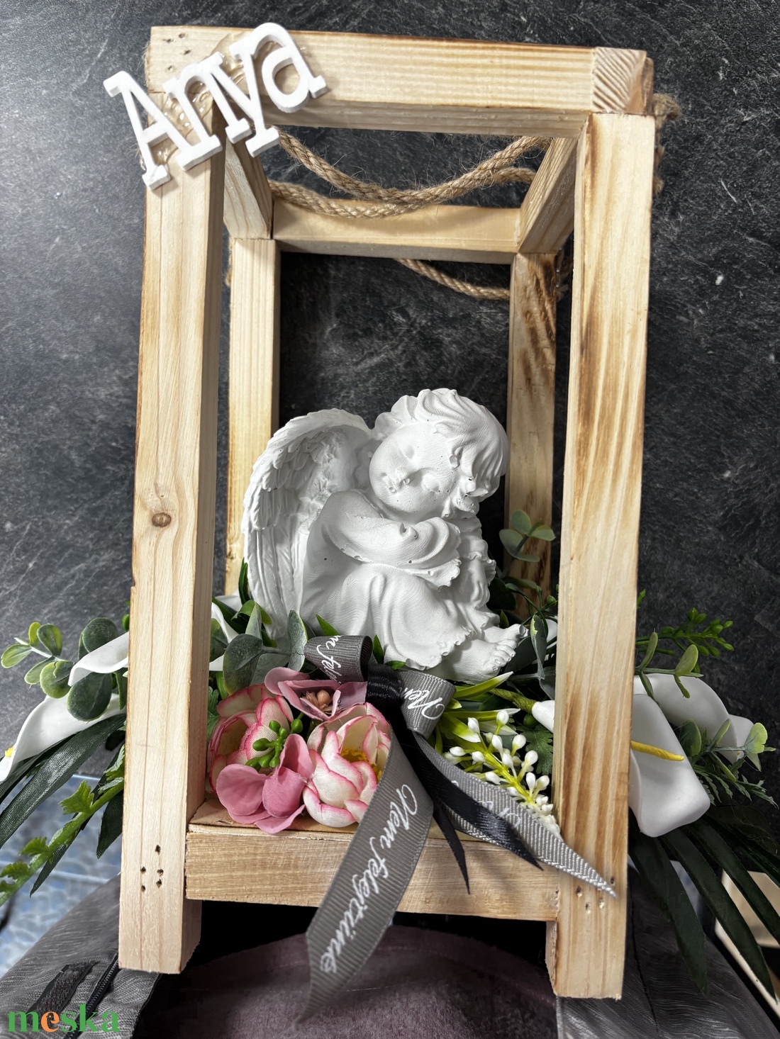 Sírdísz  - otthon & életmód - vallás - temetkezési tárgy - sírdísz, kegyeleti dísz - Meska.hu