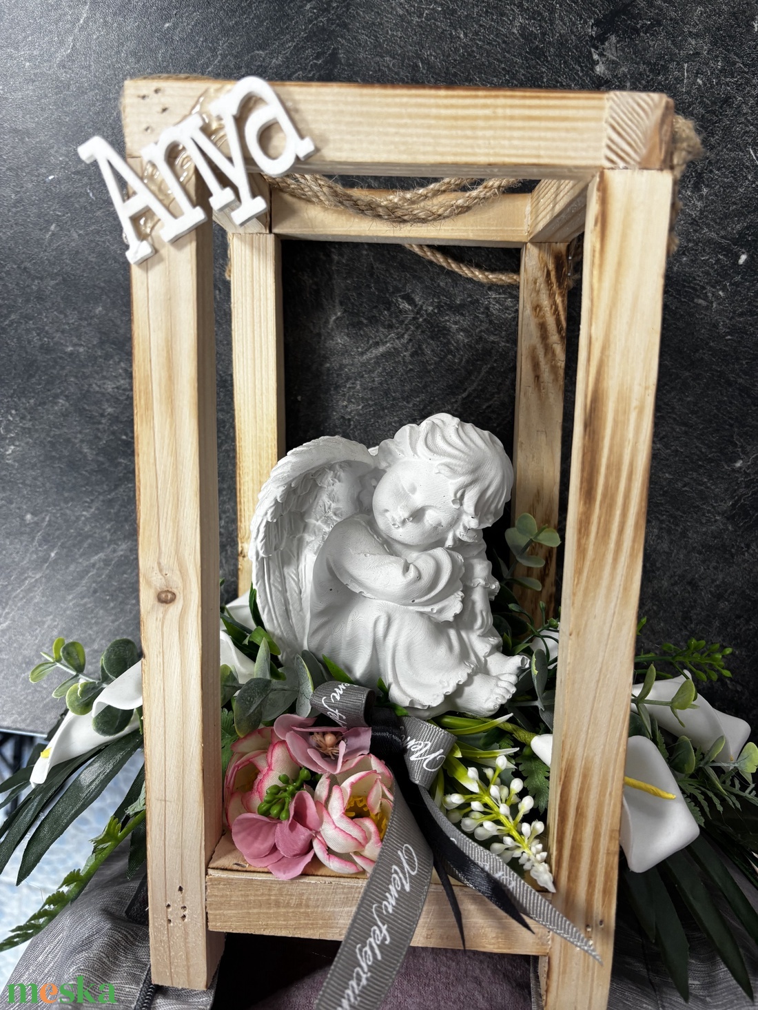 Sírdísz  - otthon & életmód - vallás - temetkezési tárgy - sírdísz, kegyeleti dísz - Meska.hu