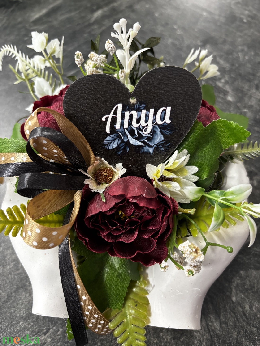 Sírdísz  - otthon & életmód - vallás - temetkezési tárgy - sírdísz, kegyeleti dísz - Meska.hu