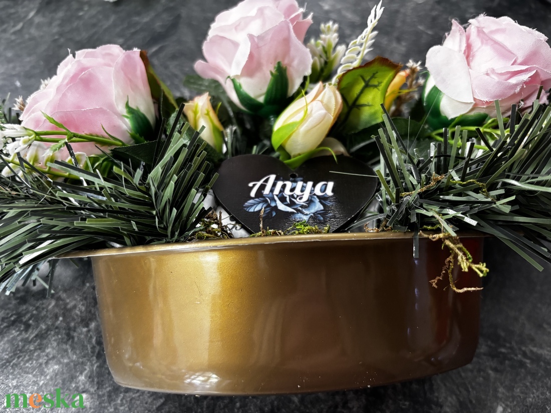 Sírdísz  - otthon & életmód - vallás - temetkezési tárgy - sírdísz, kegyeleti dísz - Meska.hu