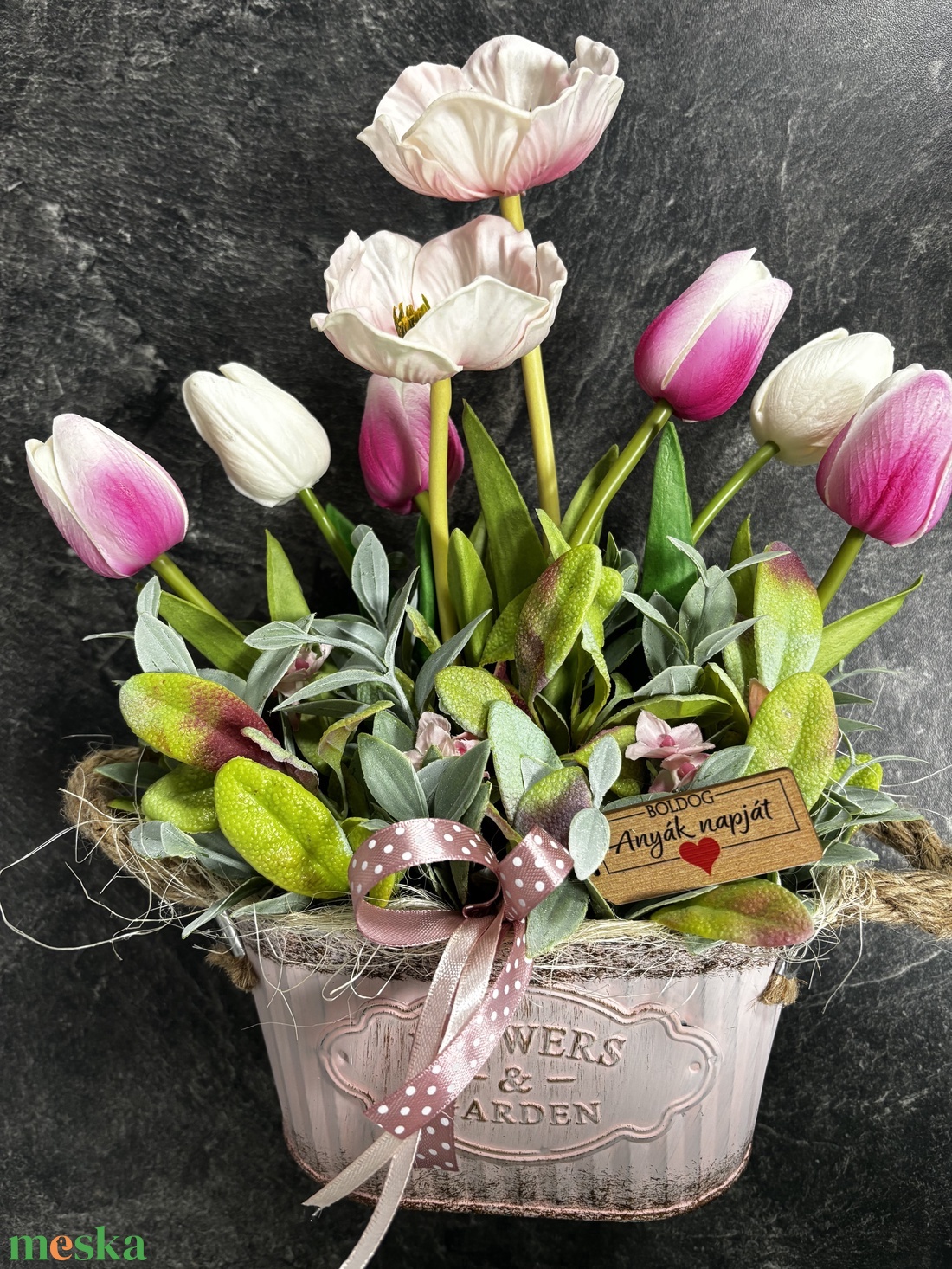 Otthon Virág dekoráció - otthon & életmód - virágdekoráció - virágdíszek - asztali virágdísz - Meska.hu