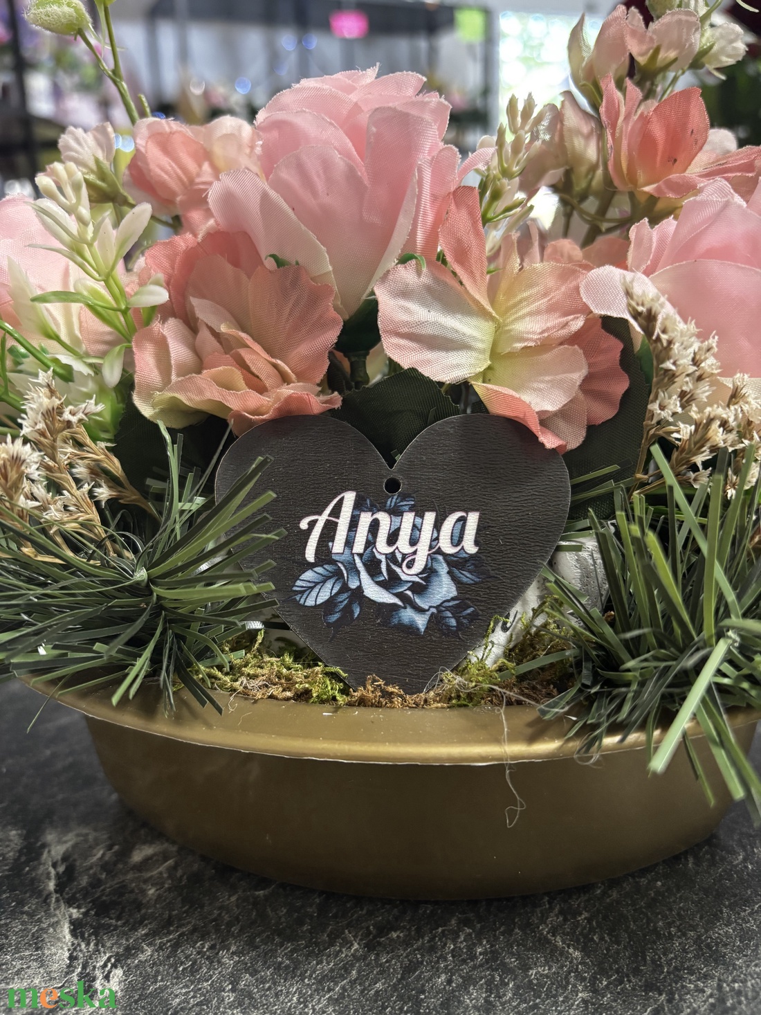 Sírdísz  - otthon & életmód - vallás - temetkezési tárgy - sírdísz, kegyeleti dísz - Meska.hu