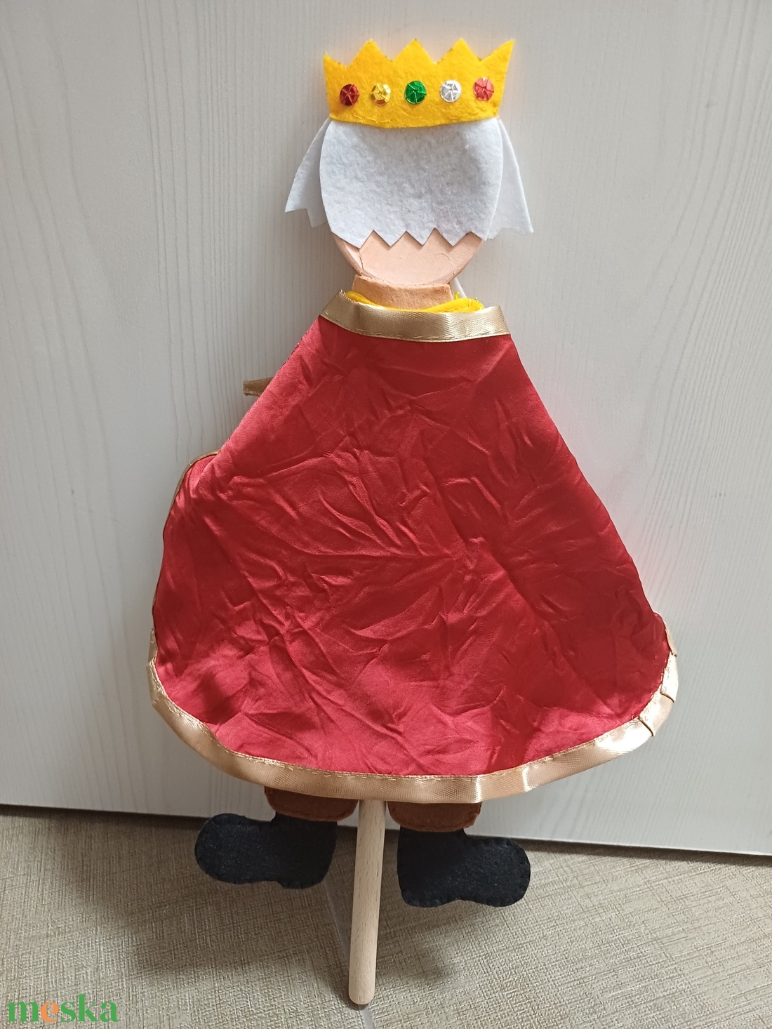 Fakanálbáb (nagy) - 40 cm (Öreg király) - játék & sport - bábok - báb készlet - Meska.hu