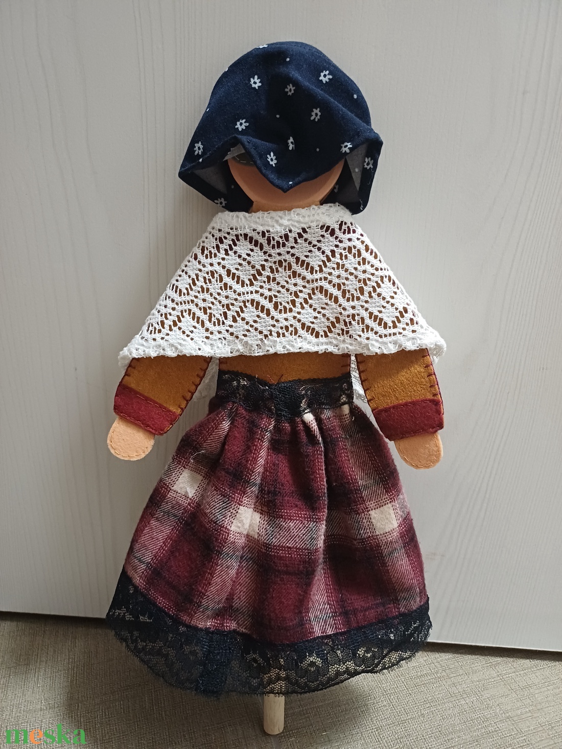 Fakanálbáb (nagy) - 40 cm (Öreg Anyó) - játék & sport - bábok - báb készlet - Meska.hu