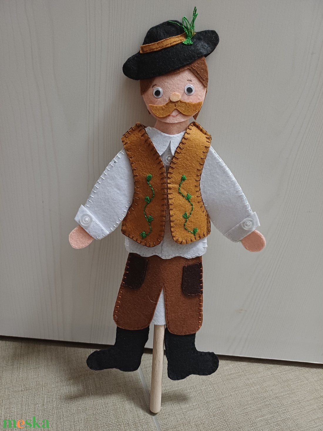 Fakanálbáb (nagy) - 40 cm (Legény) - játék & sport - bábok - báb készlet - Meska.hu