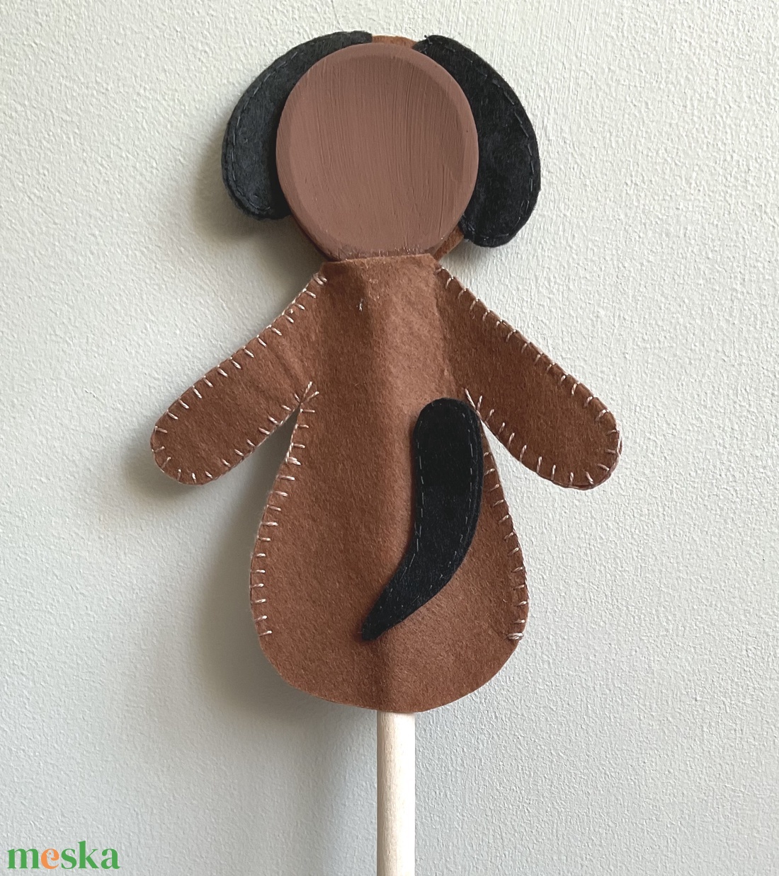 Fakanálbáb (nagy) - 30 cm (Kutya) - játék & sport - bábok - báb készlet - Meska.hu