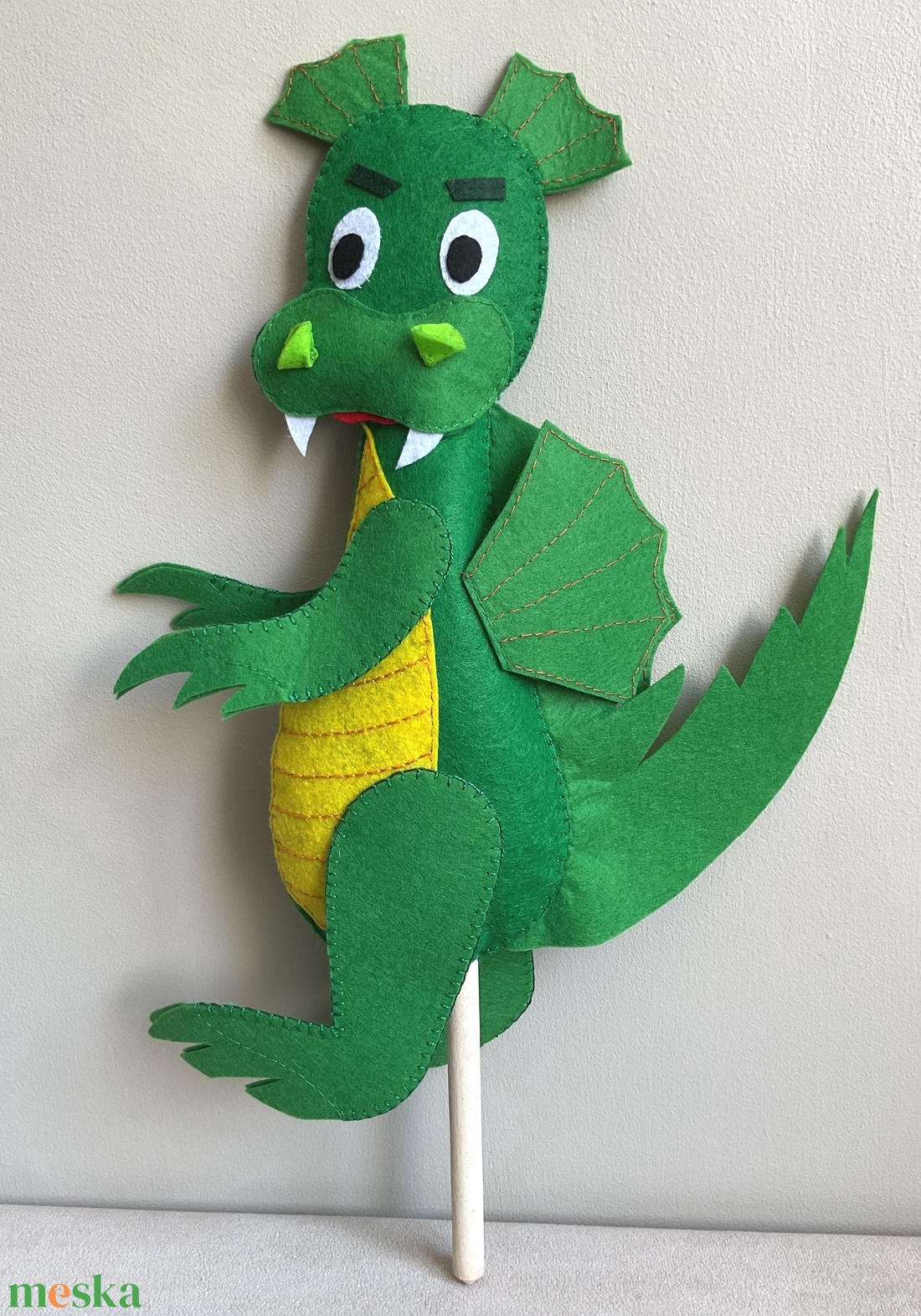 Fakanálbáb (nagy) - 40 cm (Sárkány) - játék & sport - bábok - báb készlet - Meska.hu
