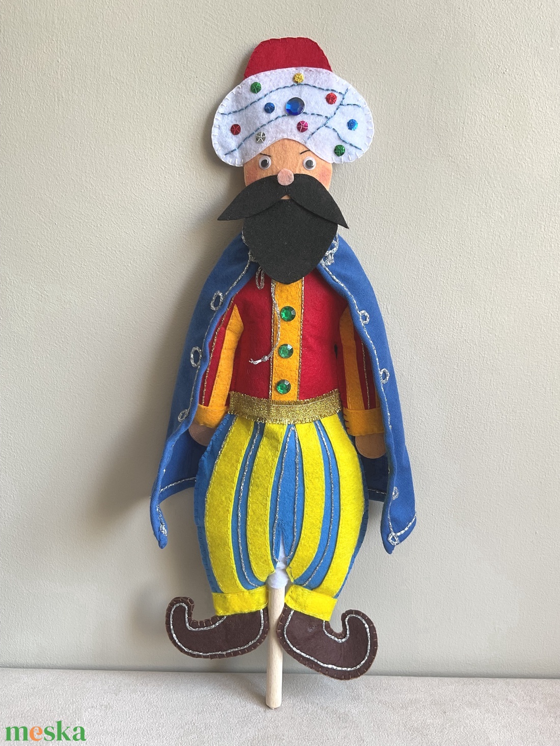 Fakanálbáb (nagy) - 40 cm (Török császár) - játék & sport - bábok - báb készlet - Meska.hu