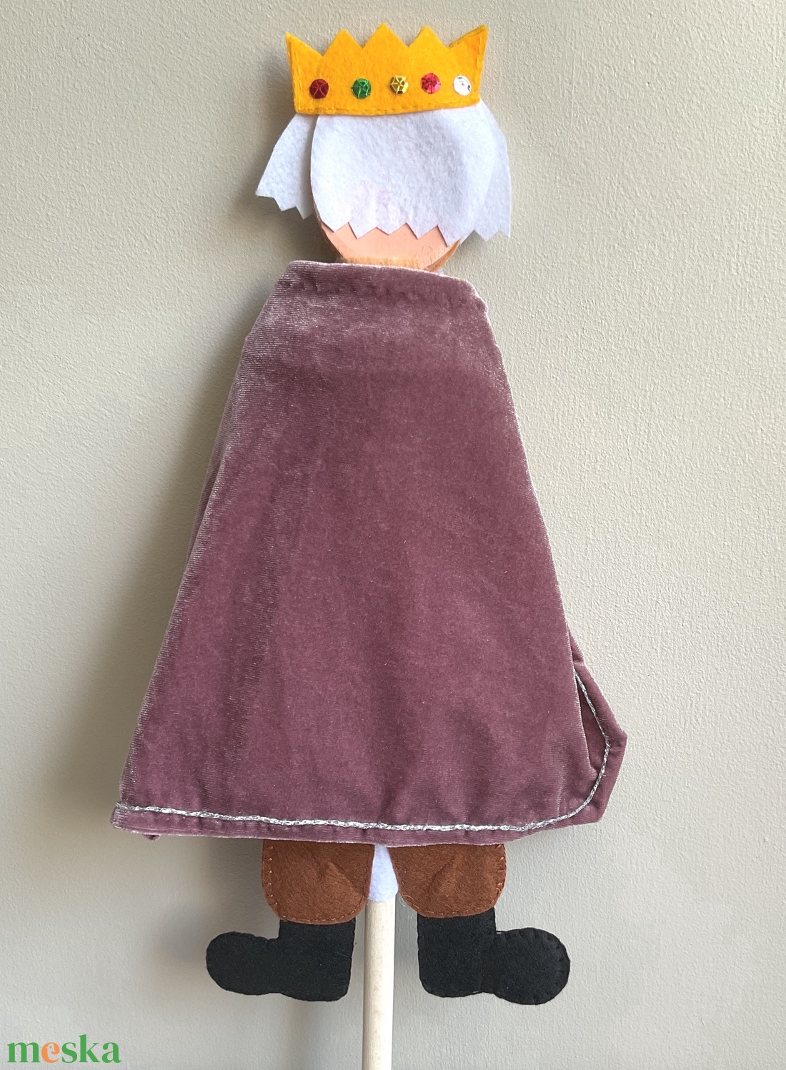 Fakanálbáb (nagy) - 40 cm (Öreg király) - játék & sport - bábok - báb készlet - Meska.hu