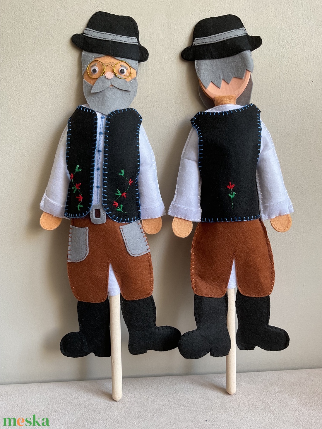 Fakanálbáb (nagy) - 40 cm (Öreg Apó) - játék & sport - bábok - báb készlet - Meska.hu