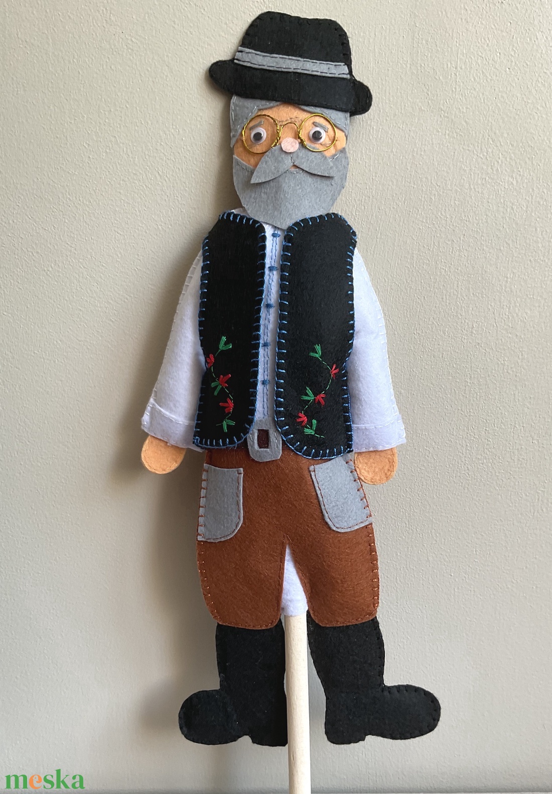 Fakanálbáb (nagy) - 40 cm (Öreg Apó) - játék & sport - bábok - báb készlet - Meska.hu