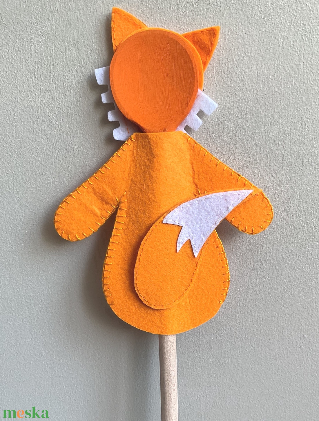 Fakanálbáb (nagy) - 30 cm (Róka) - játék & sport - bábok - báb készlet - Meska.hu