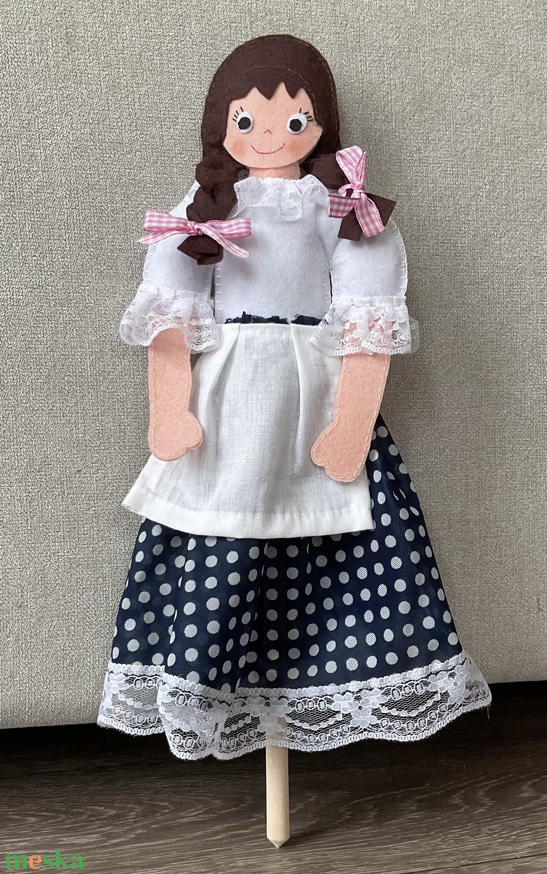 Fakanálbáb (nagy) - 40 cm (Leány) - játék & sport - bábok - báb készlet - Meska.hu