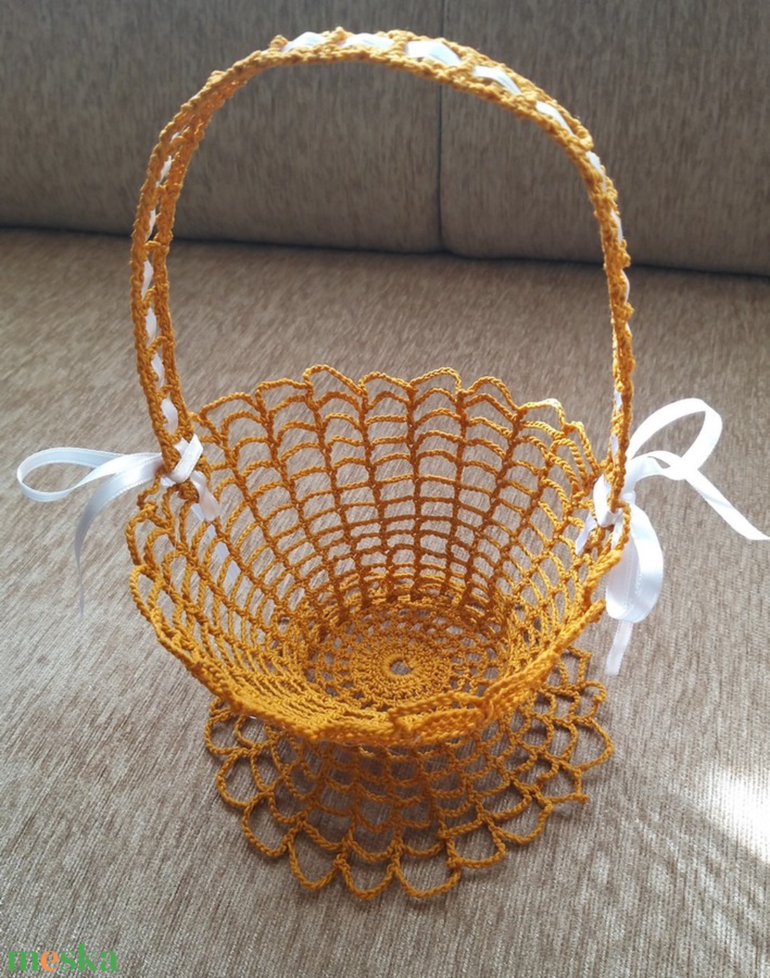 Húsvéti kosár - otthon & életmód - dekoráció - asztal és polc dekoráció - asztaldísz - Meska.hu