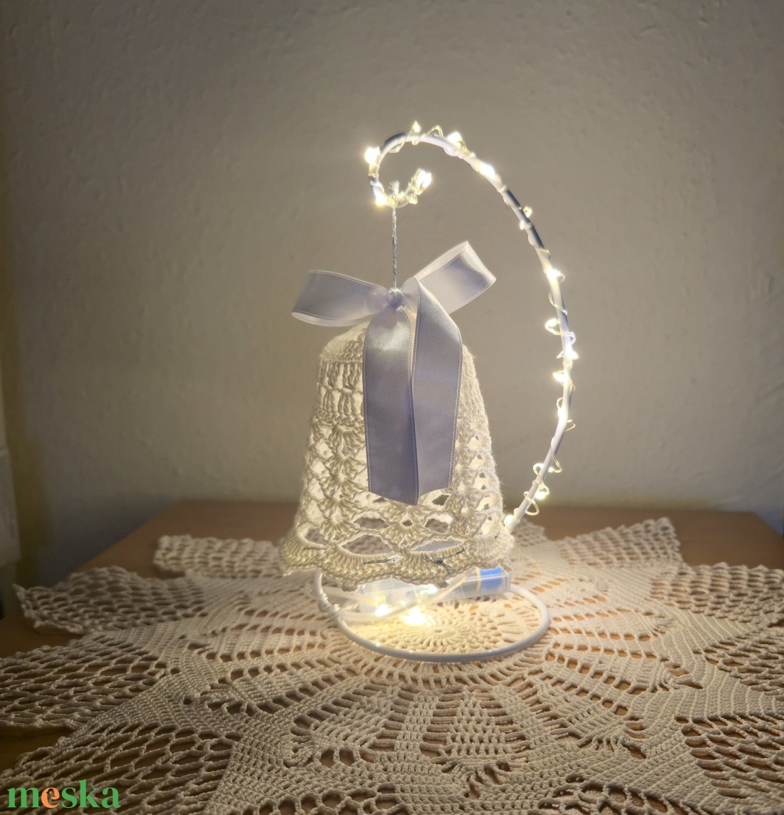 Karácsonyi nagy harang - karácsony - adventi díszek - adventi asztaldísz - Meska.hu