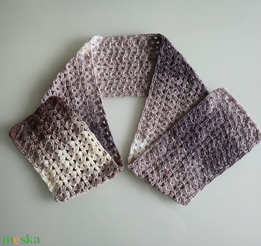 Sál szinátmenetes. - ruha & divat - sál, sapka, kendő - vállkendő - Meska.hu