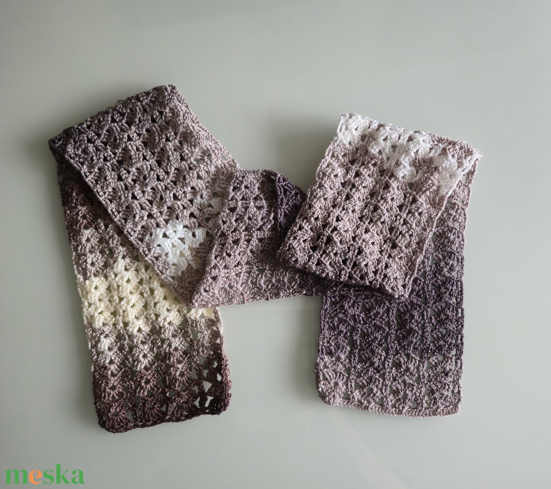 Sál szinátmenetes. - ruha & divat - sál, sapka, kendő - vállkendő - Meska.hu