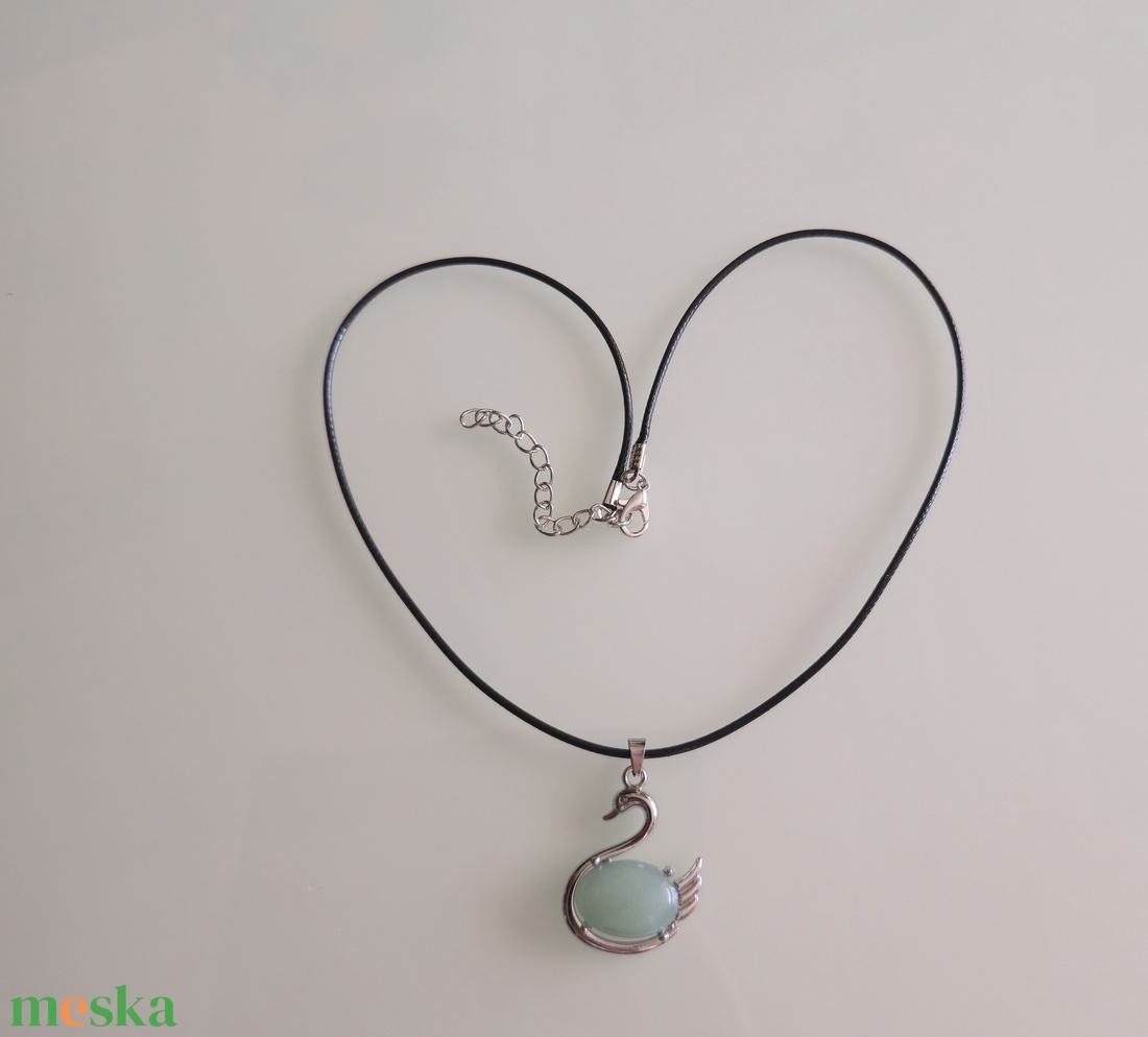 Hattyú medálos nyaklánc - ékszer - nyaklánc - medál - Meska.hu