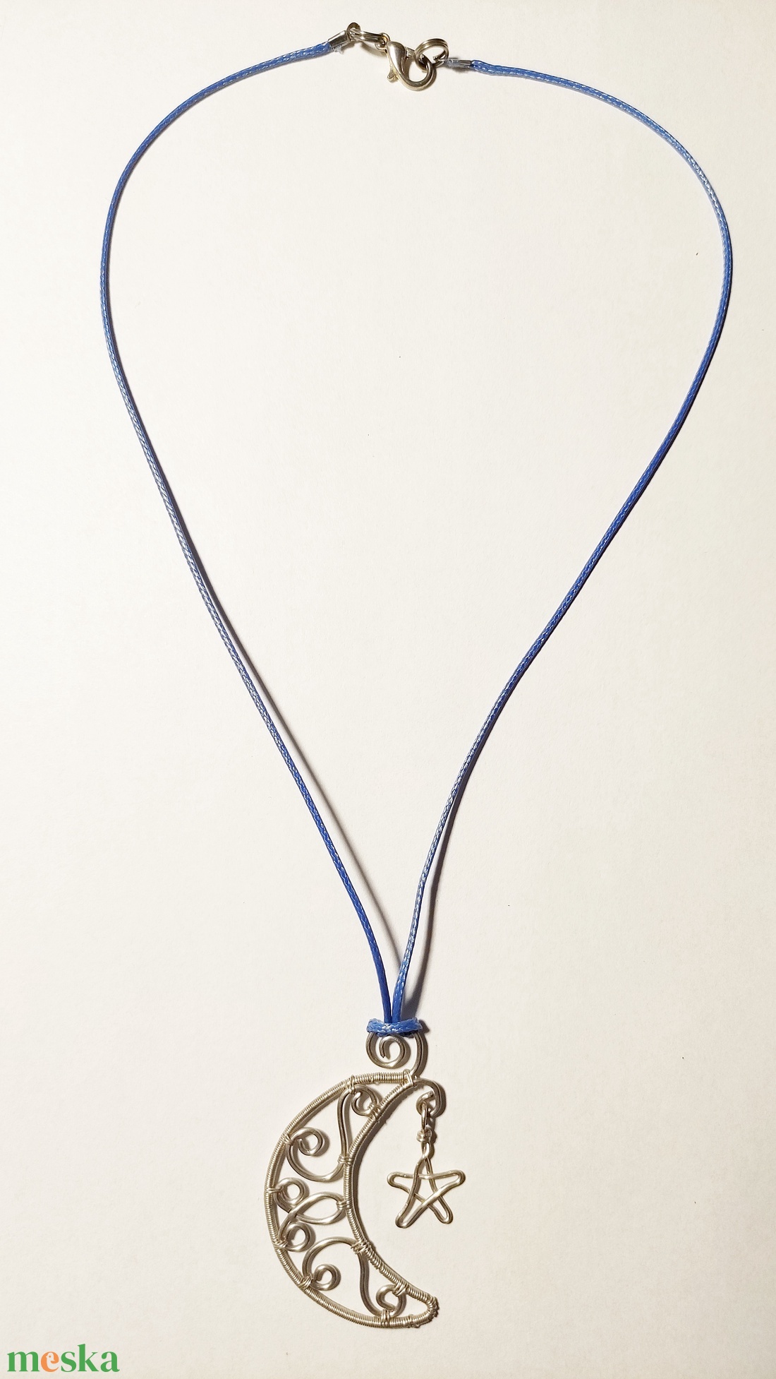 Hold és csillag- Egy csipetnyi éjszakai égbolt - ékszer - nyaklánc - medálos nyaklánc - Meska.hu