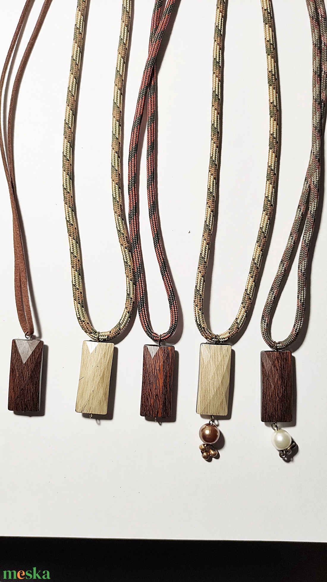 Letisztult elegancia � Minimalista téglalap medálos nyaklánc - ékszer - nyaklánc - medálos nyaklánc - Meska.hu