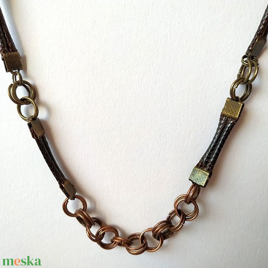 Drótkarikás férfi nyaklánc-Vagány és rocker - ékszer - nyaklánc - medál nélküli nyaklánc - Meska.hu