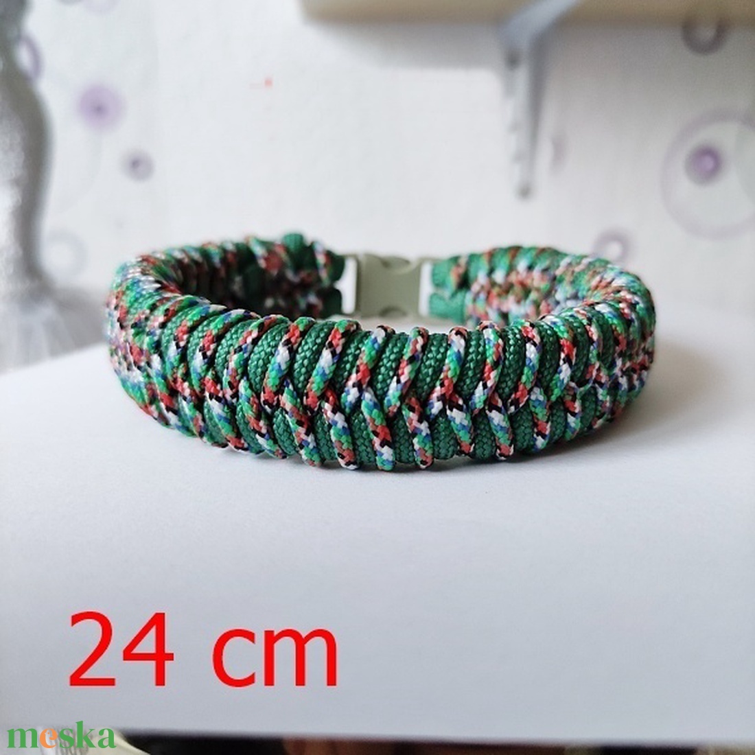 Strapabíró paracord karkötő aktív férfiaknak! - ékszer - karkötő - fonott karkötő - Meska.hu