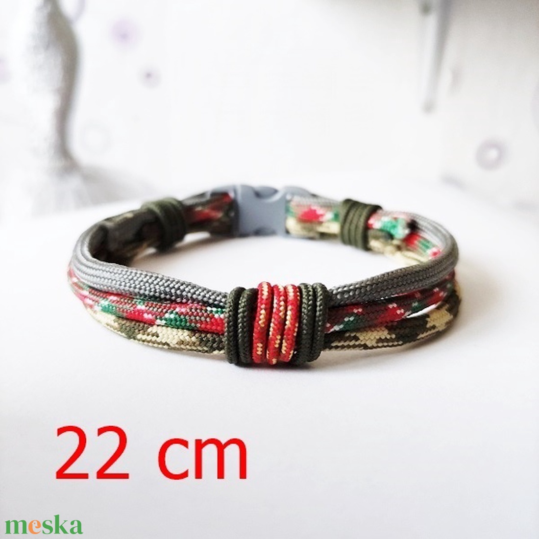 Paracord zsínór karkötő - ékszer - karkötő - fonott karkötő - Meska.hu
