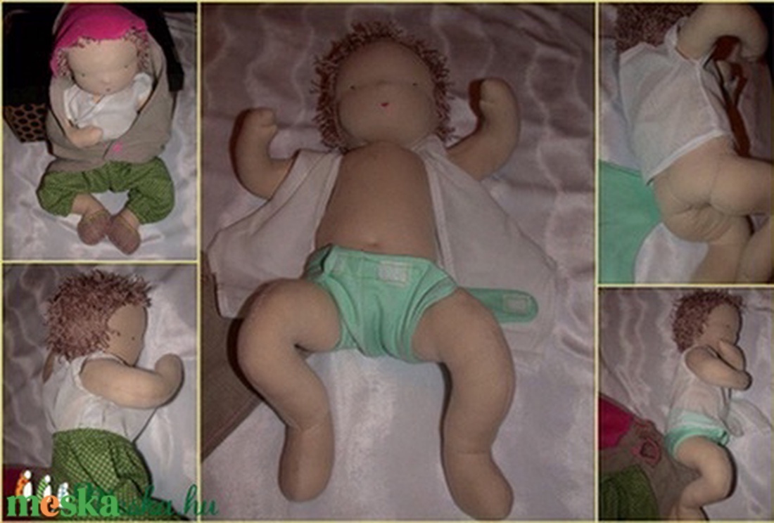 Waldorf csecsemő baba - rendelhető baba sok ruhával - játék & sport - baba & babaház - öltöztethető baba - Meska.hu
