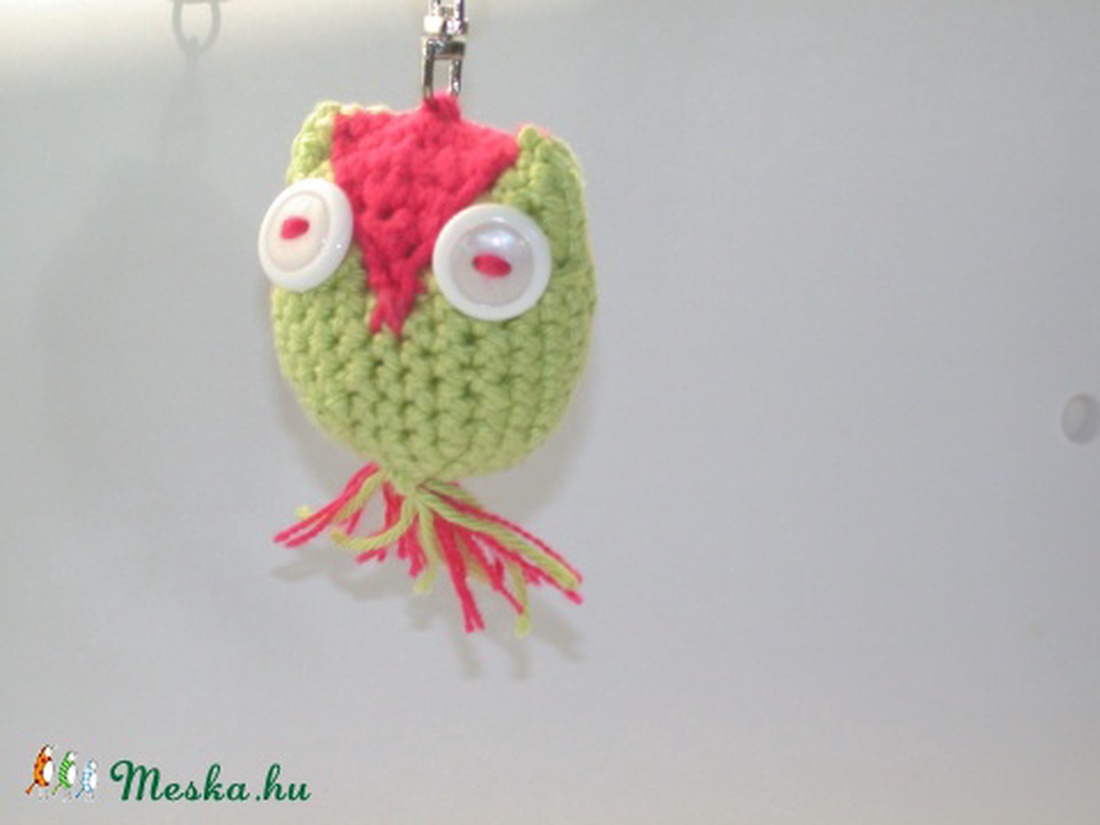 Horgolt cica kulcstartó - Amigurumi -  - Meska.hu