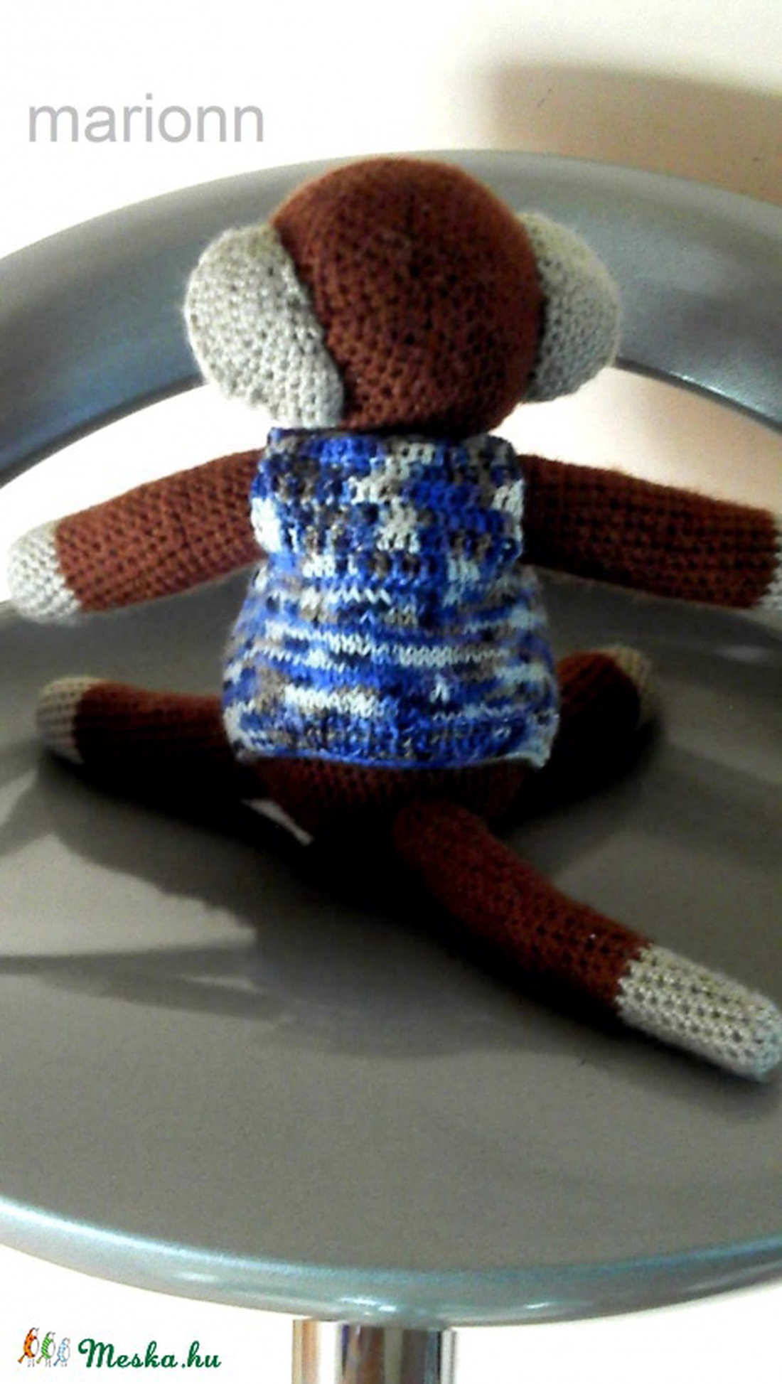 MINTA LEÍRÁS! Amigurumi horgolt majom mellényben -  - Meska.hu