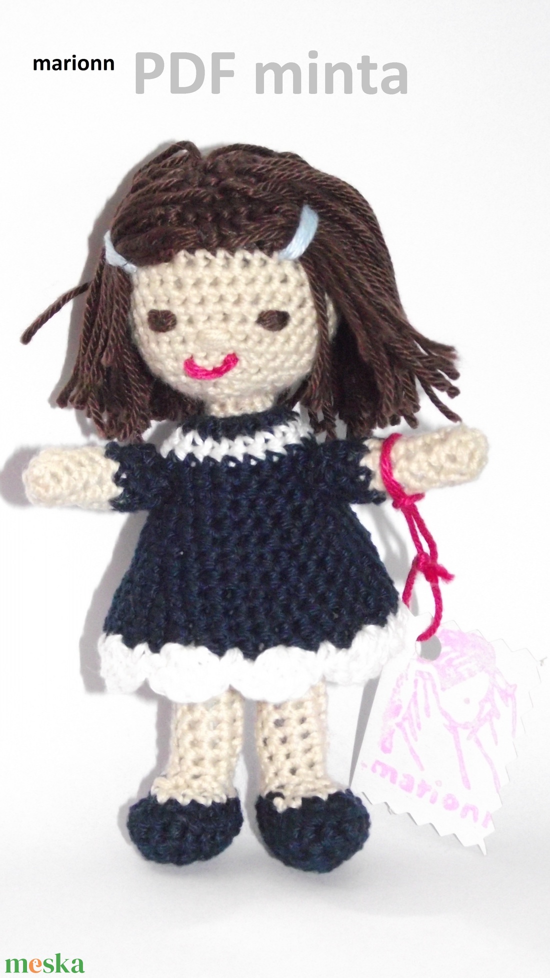 Amigurumi horgolt baba - PDF minta, leírás - diy (csináld magad) - szabásminta, útmutató - horgolási minta - Meska.hu Amigurumi horgolt baba - PDF minta, leírás - diy (csináld magad) - szabásminta, útmutató - horgolási minta - Meska.hu
