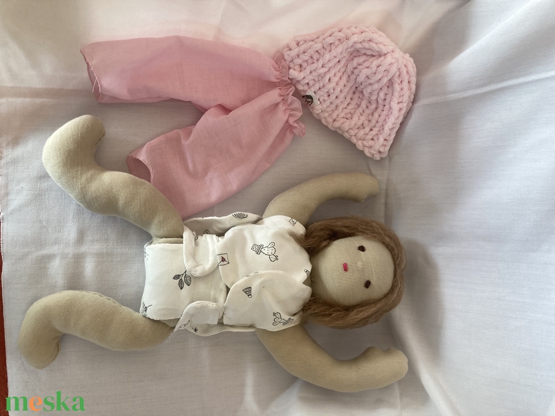 Waldorf csecsemő baba - KÉSZ baba sok ruhával - játék & sport - baba & babaház - öltöztethető baba - Meska.hu
