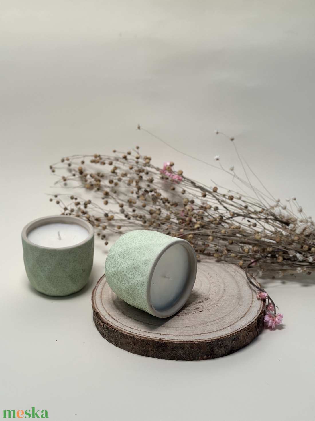 Szójaviasz gyertya kerámia tégelyben - otthon & életmód - gyertya, illat, aroma - gyertya - Meska.hu