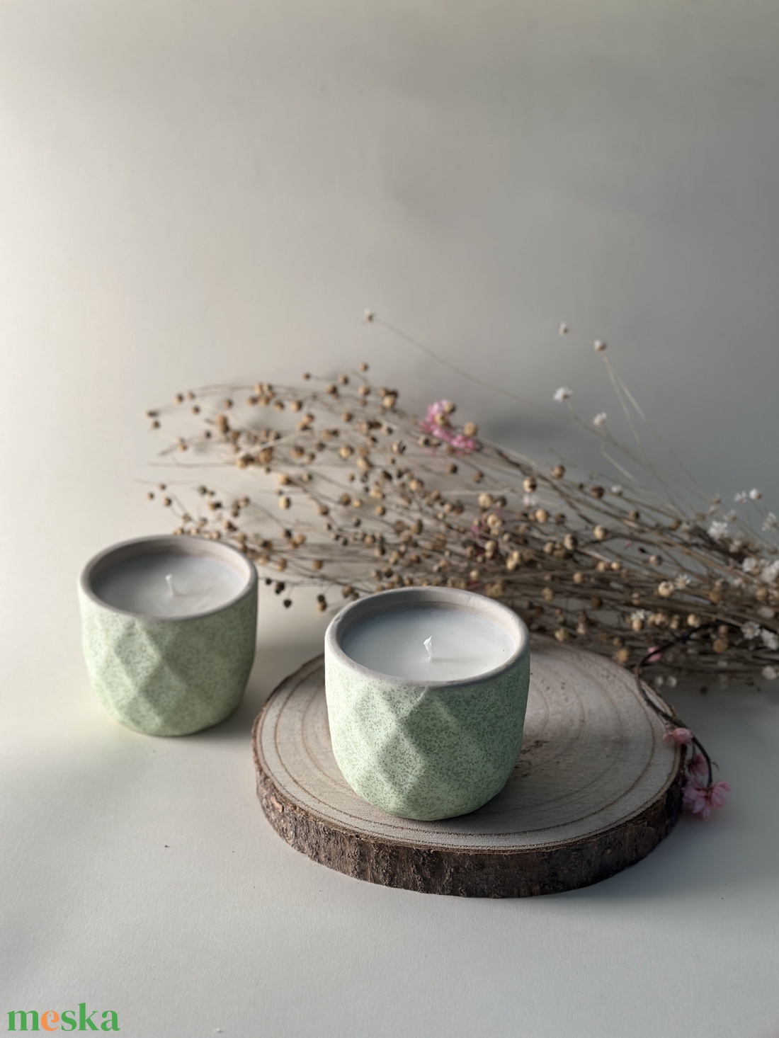 Szójaviasz gyertya kerámia tégelyben - otthon & életmód - gyertya, illat, aroma - gyertya - Meska.hu